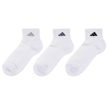 画像をギャラリービューアに読み込む, 靴下 アディダス レディース ショート丈 ソックス 底パイル 3足組 23-25cm adidas 女性 ジュニア ソックス スポーツ スクールソックス 女子 ワンポイント ロゴ 消臭 足底クッション