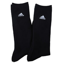 画像をギャラリービューアに読み込む, アディダス 靴下 レディース 女子 クルー丈 ソックス 2足組 26cm丈 23-25cm adidas スクールソックス 黒 紺 ワンポイント クルーソックス フクスケ セット (在庫限り)