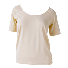 画像をギャラリービューアに読み込む, 福助 半袖 インナー レディース 接触冷感 ストレッチ M~LL 肌着 下着 無地 薄手 冷たい 涼しい 夏 インナーシャツ 女性 婦人 吸汗 速乾 UVカット (在庫限り)