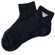 画像をギャラリービューアに読み込む, 女の子 靴下 キッズ 子供 ショートソックス スクールソックス 女子 小学生 ワンポイント 19-24cm くるぶし丈 白 紺 子ども ジュニア くつ下 ブランド アナップ ANAP (在庫限り)