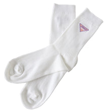 画像をギャラリービューアに読み込む, スクールソックス 女子 ワンポイント キッズ 靴下 女の子 小学生 子供 クルーソックス 19-24cm 白 紺 子ども ジュニア くつ下 刺繍 ブランド アナップ ANAP (在庫限り)