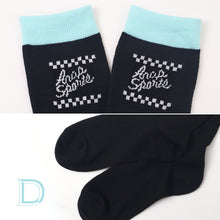 画像をギャラリービューアに読み込む, ニーハイソックス 女の子 靴下 子供 オーバーニー 女子 黒 ワンポイント 19-21cm 22-24cm ジュニア キッズ 子ども 綿混 かわいい 可愛い 小学生 ガールズ ニーハイ