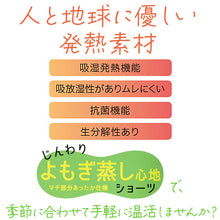 画像をギャラリービューアに読み込む, よもぎ蒸し ショーツ 一分丈 レディース 福助 温活 あったか M~LL インナー 下着 パンツ 女性 冷え対策 寒さ対策 発熱素材 生理痛 秋冬 婦人 あたたか