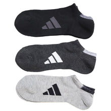 画像をギャラリービューアに読み込む, 靴下 ソックス スニーカーソックス メンズ 3足 24-26cm 26-28cm アディダス 男性 紳士 補強 短い くるぶし セット メッシュ (在庫限り)