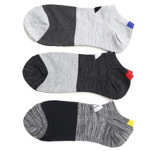 画像をギャラリービューアに読み込む, 靴下 ソックス スニーカーソックス メンズ 3足 24-26cm 26-28cm アディダス 男性 紳士 補強 短い くるぶし セット メッシュ (在庫限り)