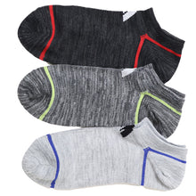 画像をギャラリービューアに読み込む, 靴下 ソックス スニーカーソックス メンズ 3足 24-26cm 26-28cm アディダス 男性 紳士 補強 短い くるぶし セット メッシュ (在庫限り)