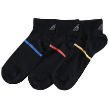 画像をギャラリービューアに読み込む, アディダス 靴下 ショートソックス メンズ 男子 adidas 3足組 24-26 26-28cm 中学生 高校生 黒 男性 くるぶし 3足セット くつ下 ワンポイント 丈夫 スポーツソックス グレー (在庫限り)