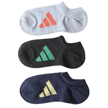 画像をギャラリービューアに読み込む, 靴下 スニーカー ソックス レディース 女子 adidas 3足組 23-25cm アディダス くるぶし スニーカー丈 女の子 短い ワンポイント スクール