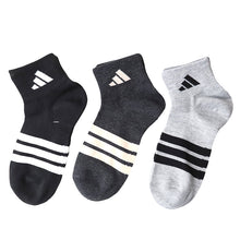 画像をギャラリービューアに読み込む, アディダス 靴下 レディース ショートソックス 女子 adidas 中学生 高校生 3足組 23-25cm 3足セット くるぶし スニーカー くつ下 ワンポイント 丈夫 スポーツソックス 迷彩 (在庫限り)