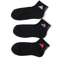 画像をギャラリービューアに読み込む, 靴下 レディース ショートソックス スニーカー 女子 adidas 中学生 高校生 3足組 23-25cm アディダス くるぶし くつ下 ワンポイント 丈夫 スポーツソックス 迷彩 (在庫限り)