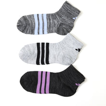 画像をギャラリービューアに読み込む, 靴下 レディース ショートソックス スニーカー 女子 adidas 中学生 高校生 3足組 23-25cm アディダス くるぶし くつ下 ワンポイント 丈夫 スポーツソックス 迷彩 (在庫限り)