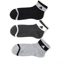 画像をギャラリービューアに読み込む, 靴下 レディース ショートソックス スニーカー 女子 adidas 中学生 高校生 3足組 23-25cm アディダス くるぶし くつ下 ワンポイント 丈夫 スポーツソックス 迷彩 (在庫限り)