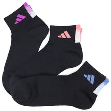 画像をギャラリービューアに読み込む, アディダス 靴下 レディース ショートソックス 女子 adidas 中学生 高校生 3足組 23-25cm 3足セット くるぶし スニーカー くつ下 ワンポイント 丈夫 スポーツソックス 迷彩 (在庫限り)