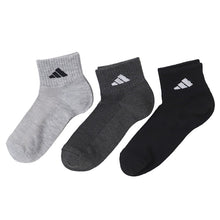 画像をギャラリービューアに読み込む, アディダス 靴下 レディース ショートソックス 女子 adidas 中学生 高校生 3足組 23-25cm 3足セット くるぶし スニーカー くつ下 ワンポイント 丈夫 スポーツソックス 迷彩