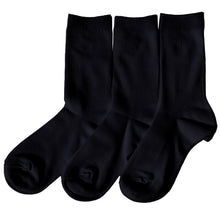画像をギャラリービューアに読み込む, ファブリーズ スクールソックス 靴下 男子 女子 クルーソックス 無地 3足組 19-21 22-24 24-26 学生 通学 ソックス 紺 黒 白 小学生 中学生 高校生 ニオイ くつした ジュニア 抗菌 防臭 速乾 洗い替え 学校 (在庫限り)