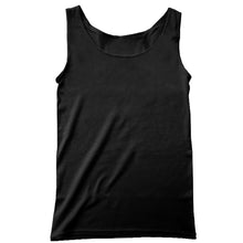 画像をギャラリービューアに読み込む, タンクトップ 綿100% インナー 福助 満足 M~LL レディース 下着 綿 白 黒 インナーシャツ 無地 肌着 (在庫限り)