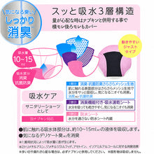 画像をギャラリービューアに読み込む, 吸水ショーツ サニタリーショーツ 綿混 10~15ml 昼用 軽い日用 3層構造 福助 M~LL 消臭 抗菌防臭 羽根つきナプキン対応 生理用ショーツ 吸水パンツ レディース 女性 婦人 下着 スタンダード レース フェムケア 通勤 通学 仕事 学校 デイリー