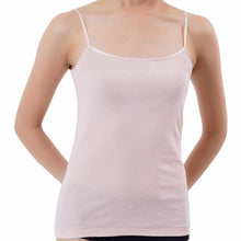画像をギャラリービューアに読み込む, 満足 綿100% キャミソール M~LL コットン 100% 下着 保湿 しっとり 無地 インナーシャツ 肌着 女性 婦人