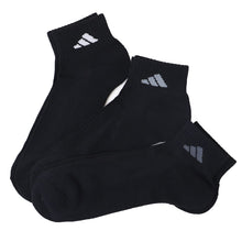 画像をギャラリービューアに読み込む, アディダス メンズ 底パイル ショート丈 ソックス 3足組 24-26cm~28-30cm adidas 靴下 ふわふわ クッション