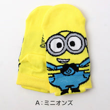 画像をギャラリービューアに読み込む, ミニオンズ 靴下 キッズ ソックス 子供 子ども キャラクター 柄 スニーカーソックス 13-19cm 男の子 女の子 キャラクターソックス ベビー 福助