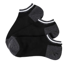 画像をギャラリービューアに読み込む, 福助 メンズ 靴下 抗菌 防臭 吸水速乾 ショート ソックス シンプル 3足組 25-27cm 乾きやすい よく乾く 男子 通勤 通学 スクール (在庫限り)