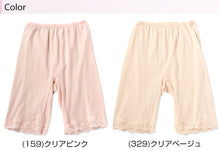 画像をギャラリービューアに読み込む, 福助 ピマ綿100% 5分丈ショーツ M~LL (フクスケ レディース 肌着 下着 コットン) (在庫限り)