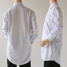 画像をギャラリービューアに読み込む, トンボ スクールシャツ 男子 長袖 ストレッチ ニット 学生服 シャツ SS~BEL (制服 中学生 高校生 学校 ノーアイロン 透けにくい 男の子) (送料無料)