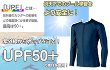 画像をギャラリービューアに読み込む, ラッシュガード スクール水着 男の子 女の子 ジェンダーレス プール学習 小学生 中学生 ファスナー UPF50+ UVカット 120cm~5L (スイミング 子ども ジュニア スイムウェア 水泳 学校 授業 海水浴 マリンスポーツ 120 130 140 150 S M L LL 3L 4L 5L)