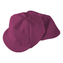 画像をギャラリービューアに読み込む, 紅白帽子 日よけつき 男の子 女の子 スナップボタン あごゴム付き 赤白 体操帽 フラップ シェード キャップ 紫外線対策 定番 運動会 ポリエステル フットマーク 赤 青 紫 緑 ピンク 黄色 幼児フリーサイズ・S・L・LL 六方型 キッズ 小学生 UV対策 熱中症対策