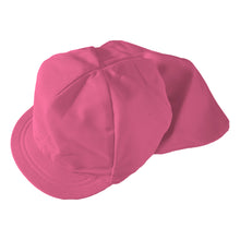 画像をギャラリービューアに読み込む, 紅白帽子 日よけつき 男の子 女の子 スナップボタン あごゴム付き 赤白 体操帽 フラップ シェード キャップ 紫外線対策 定番 運動会 ポリエステル フットマーク 赤 青 紫 緑 ピンク 黄色 幼児フリーサイズ・S・L・LL 六方型 キッズ 小学生 UV対策 熱中症対策