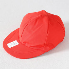 画像をギャラリービューアに読み込む, 紅白帽子 男の子 女の子 あごゴム付き 赤白 体操帽 つばが長い キャップ 紫外線対策 定番 運動会 体育祭 ポリエステル フットマーク M~LL 六方型 キッズ 小学生 通学 UV対策 熱中症対策 遠足 M L LL