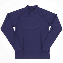 画像をギャラリービューアに読み込む, ラッシュガード 紫外線対策 スクール水着 男女兼用 男の子 女の子 ジェンダーレス メンズ レディース プール学習 スイミング 子ども ジュニア スイムウェア 水泳 学校 授業 海水浴 小学生 中学生 高校生 UPF50+ UVカット ネイビー 120 130 140 150 S M L LL