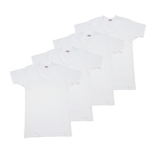 画像をギャラリービューアに読み込む, BVD 綿100 半袖 インナーシャツ U首 メンズ tシャツ 白 4枚セット S M L インナー 下着 肌着 男性 紳士 綿100% 薄手 ブランド インナーウェア アンダーウェア