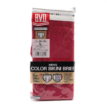 画像をギャラリービューアに読み込む, BVD ブリーフ ビキニ メンズ 下着 綿100% カラー 前開き M~LL bvd パンツ 肌着 インナー 男性 アンダーウェア コットン ブルー グレー レッド ネイビー ブラック