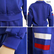 画像をギャラリービューアに読み込む, ギャレックス 体操服 長袖トレシャツ S~LL 男子 女子 青 ワンポイント 長そで 女の子 男の子 子供 キッズ 運動着 体育 Galax (送料無料) (取寄せ)