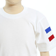 画像をギャラリービューアに読み込む, ギャレックス 体操服 半袖トレシャツ S~LL 男子 女子 白 ワンポイント クルーネック 半そで 女の子 男の子 子供 キッズ 運動着 体育 Galax (取寄せ)