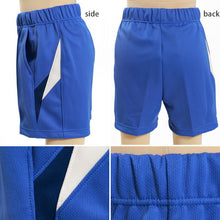 画像をギャラリービューアに読み込む, ギャレックス 体操服 クォーターパンツ 120cm・130cm 男子 女子 ジャージ 青 ワンポイント 半ズボン 女の子 男の子 子供 キッズ 運動着 体育 Galax (送料無料) (取寄せ)