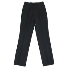 画像をギャラリービューアに読み込む, 学生服 ズボン 男子 制服 スラックス 中学生 高校生 ウエスト61cm~120cm 長ズボン 黒 学生ズボン 学校 ワンタック ノータック 洗える 通年用 裾上げ無料 (送料無料) (取寄せ)