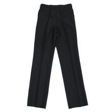 画像をギャラリービューアに読み込む, 学生服 夏ズボン 学生ズボン 夏用 男子 中学生 高校生 ウエスト61cm~120cm (ワンタック ノータック 制服 ズボン スラックス 黒 長ズボン 丸洗いOK 洗える 裾上げ無料) (取寄せ)