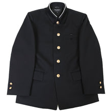 画像をギャラリービューアに読み込む, 小学生用 折衿学生服上衣 (120cmA~170cmB) (制服 男子 男の子 小学生制服 小学校 折襟学生服 丸洗いOK 洗濯可能 黒 大きいサイズあり) (送料無料) (取寄せ)