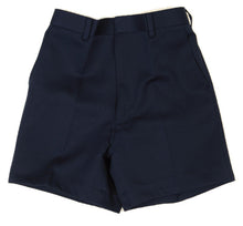 画像をギャラリービューアに読み込む, 小学校 制服 半ズボン 5分丈 紺 後ろゴム 110cmA~170cmB 小学生 学生服 ズボン 男子 男の子 通学 洗える ハーフパンツ スクール A体 B体 ゆったり 長め丈 ネイビー (取寄せ)