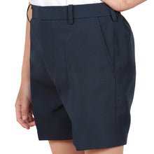 画像をギャラリービューアに読み込む, 学生服 半ズボン 夏用 男子 3分丈 紺 110cmA~170cmB 制服 夏ズボン 小学生 男の子 ワンタック ノータック (取寄せ)