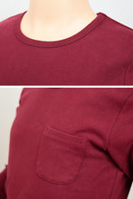 画像をギャラリービューアに読み込む, キッズ 長袖Tシャツ ポケット付き ロンt カットソー 秋 100cm~130cm 子供 子ども インナー シンプル 無地 子供服 トップス 無地 シンプル ロングTシャツ (在庫限り)