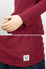 画像をギャラリービューアに読み込む, キッズ 長袖Tシャツ ポケット付き ロンt カットソー 秋 100cm~130cm 子供 子ども インナー シンプル 無地 子供服 トップス 無地 シンプル ロングTシャツ (在庫限り)