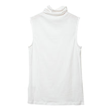 画像をギャラリービューアに読み込む, タンクトップ レディース ハイネック タートルネック uvカット ノースリーブ tシャツ M~LL 薄手 春 夏 インナー カットソー トップス 女性 UV対策 紫外線対策 綿 コットン (在庫限り)