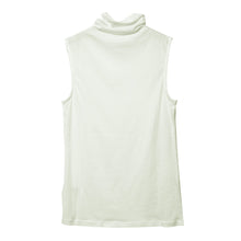 画像をギャラリービューアに読み込む, タンクトップ レディース ハイネック タートルネック uvカット ノースリーブ tシャツ M~LL 薄手 春 夏 インナー カットソー トップス 女性 UV対策 紫外線対策 綿 コットン (在庫限り)
