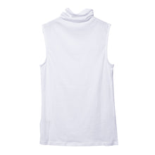 画像をギャラリービューアに読み込む, タンクトップ レディース ハイネック タートルネック uvカット ノースリーブ tシャツ M~LL 薄手 春 夏 インナー カットソー トップス 女性 UV対策 紫外線対策 綿 コットン (在庫限り)