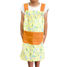 画像をギャラリービューアに読み込む, エプロン キッズ キッズエプロン 子供 H型エプロン 男の子 女の子 給食 120-130cm (小学生 小学校 子供用 子ども ジュニア 120 130 ポケット付き H型)