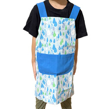 画像をギャラリービューアに読み込む, エプロン キッズ キッズエプロン 子供 H型エプロン 男の子 女の子 給食 120-130cm (小学生 小学校 子供用 子ども ジュニア 120 130 ポケット付き H型)