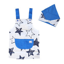 画像をギャラリービューアに読み込む, キッズ エプロン&三角巾セット 120cm 130cm セット (キッズエプロン 小学生 小学校 子供用 子ども ジュニア 120 130 エプロンセット H型) (在庫限り)